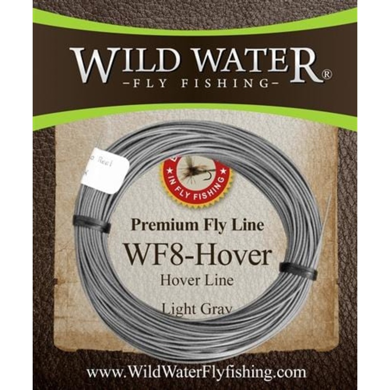 8wt Fly Line, Weight Forward | Hover Line | Gray | Wild Water Fly Fishing