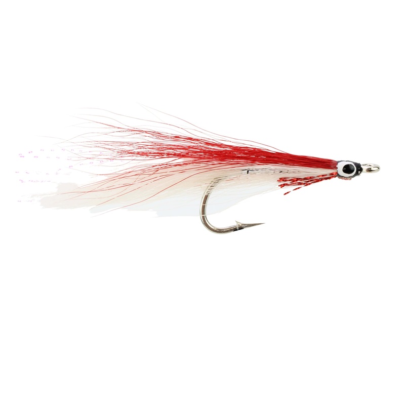 Deceiver, Size 2 | Red and White | Qty. 3 | Wild Water Fly Fishing