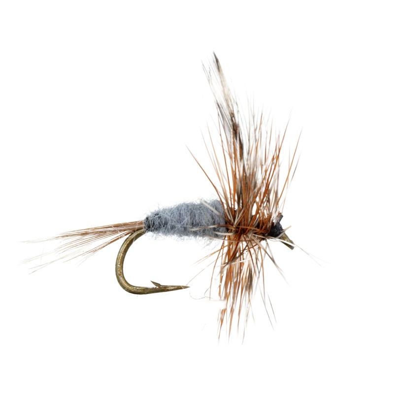 Gray Adams, Size 12 | Qty. 6 | Wild Water Fly Fishing