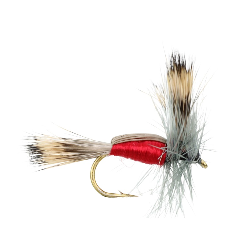 Humpy Fly, Size 10 | Red | Qty. 6 | Wild Water Fly Fishing