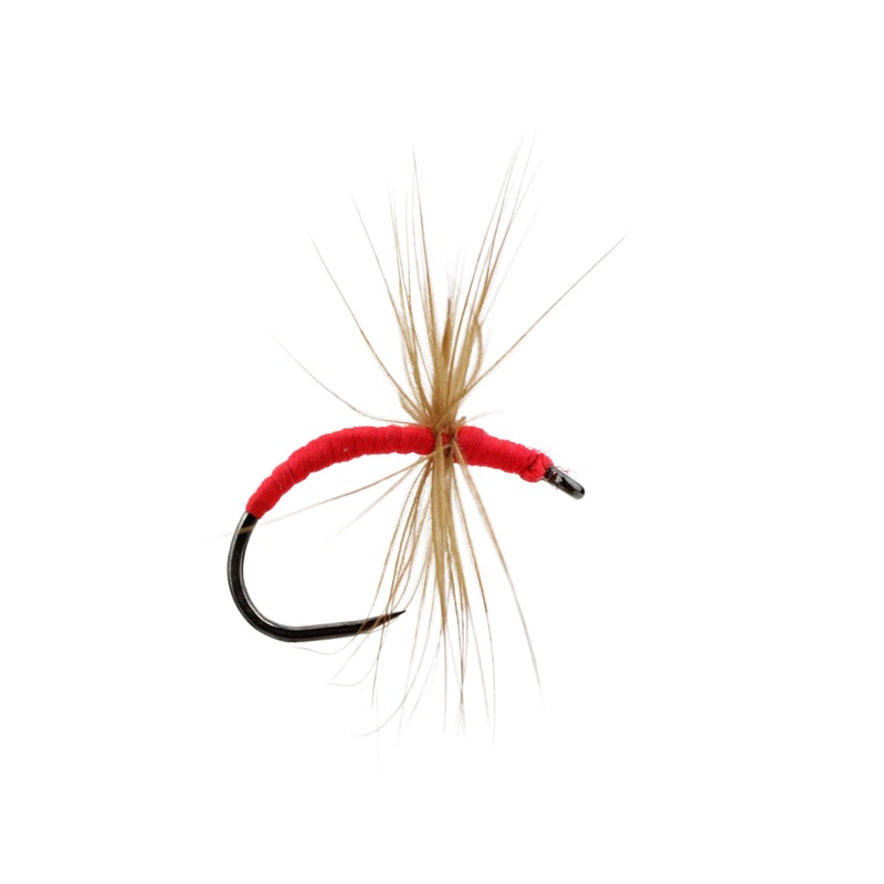 Indicator Kebari Tenkara Fly, size 12 | Hi-Vis Orange | Qty. 6 | Wild Water Fly Fishing