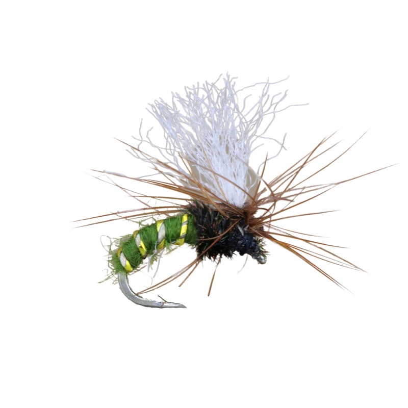 Klinkhammer, Size 14 | Olive | Qty. 6 | Wild Water Fly Fishing