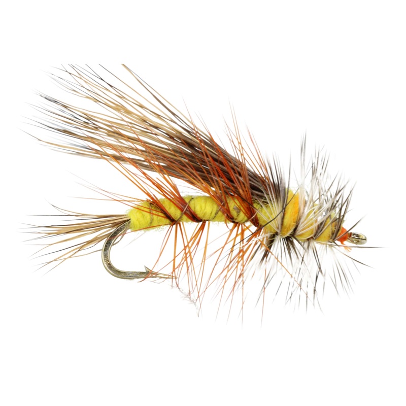 Stimulator Fly, Size 12 | Yellow | Qty. 6 | Wild Water Fly Fishing