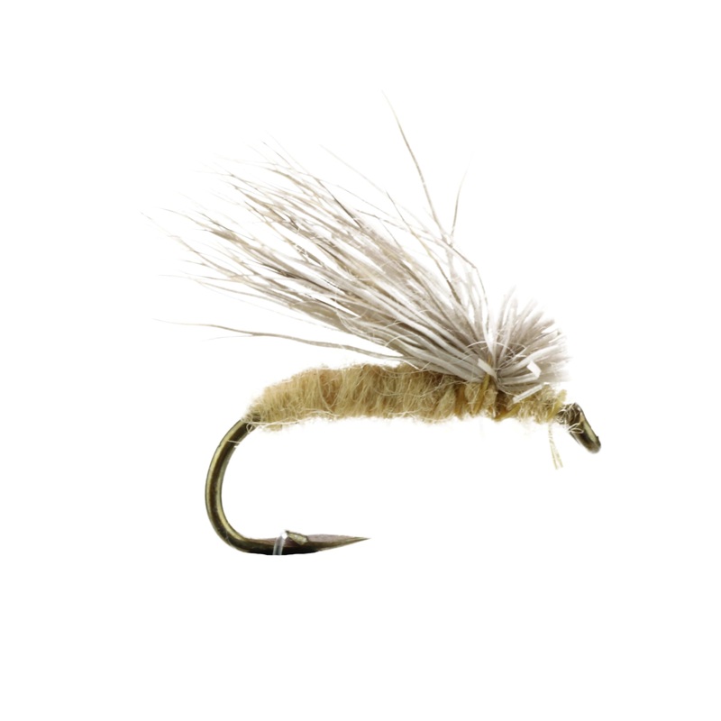 Tan Elk Caddis (No Hackle), Size 12 | Qty. 6 | Wild Water Fly Fishing