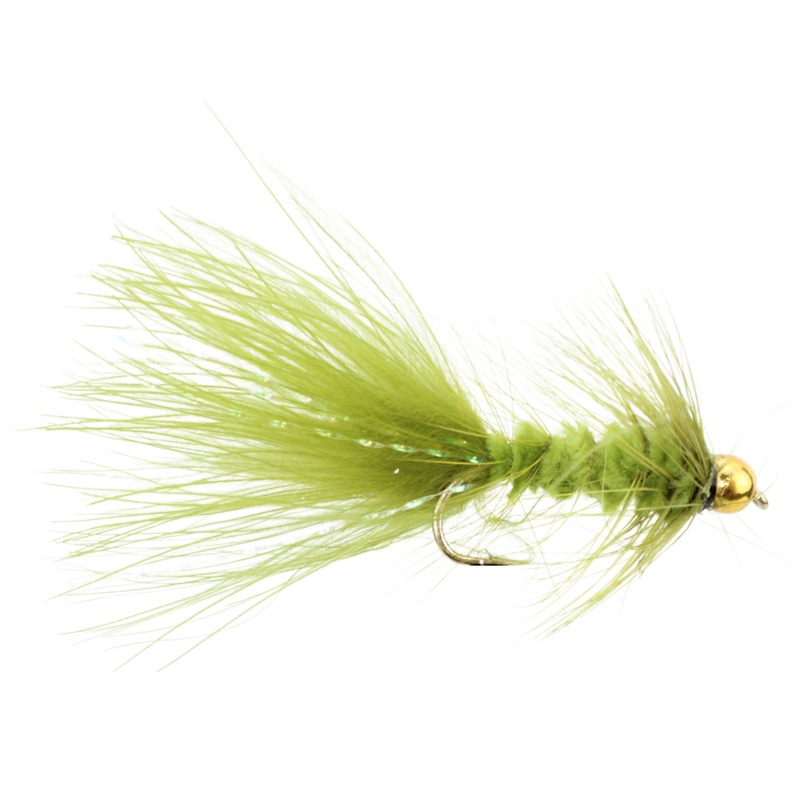 Wooly Bugger w/ Bead Head, Size 10 | Olive | Qty. 6 | Wild Water Fly Fishing