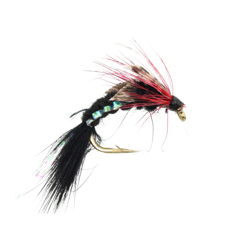 Woven Caddis, Size 10 | Black| Qty. 6 | Wild Water Fly Fishing