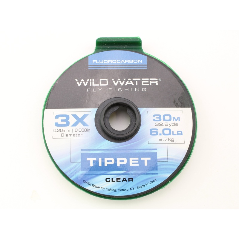 3X Fluorocarbon Tippet Spool, 30m | Wild Water Fly Fishing