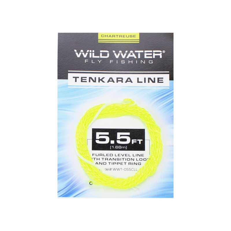 5.5′ Chartreuse Furled Level Tenkara Line | Wild Water Fly Fishing