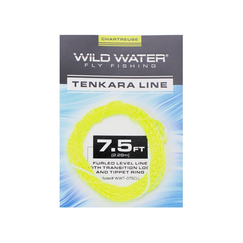 7.5′ Chartreuse Furled Level Tenkara Line | Wild Water Fly Fishing