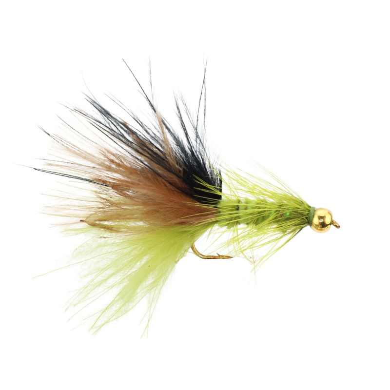 Bead Head Tri-Color Wooly Bugger, Size 10 | Qty. 6 | Wild Water Fly Fishing