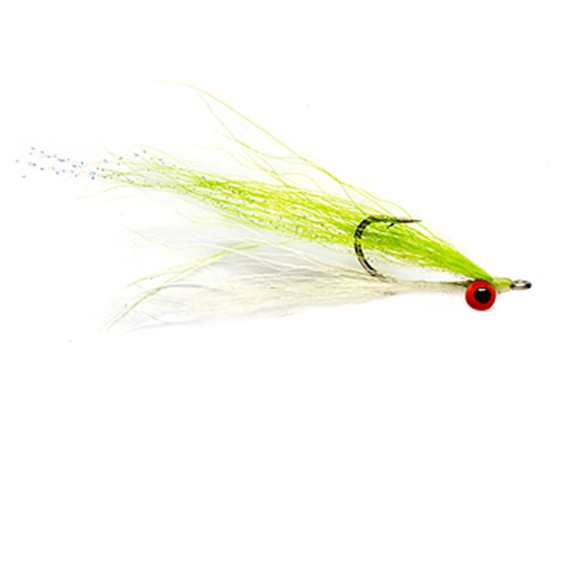 Fulling Mill Clouser Minnow||6||2||2/0|Chartreuse & White