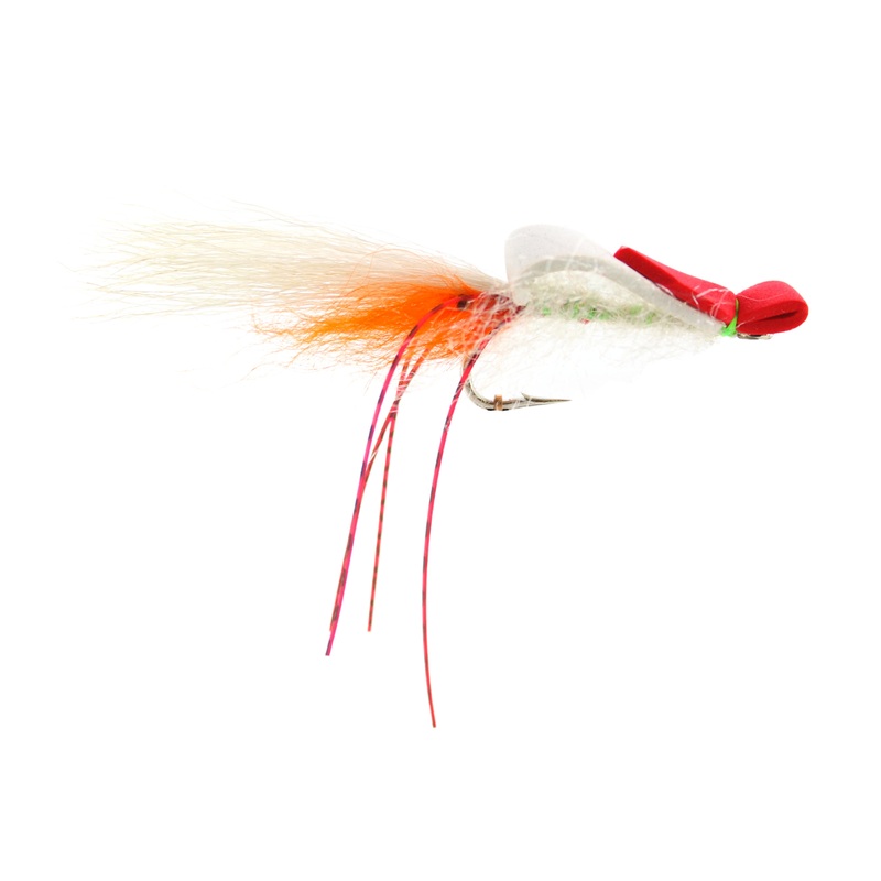 White and Pink Shrimp Saltwater EP Foam Fly, size 2/0 | Qty. 2 | Wild Water Fly Fishing