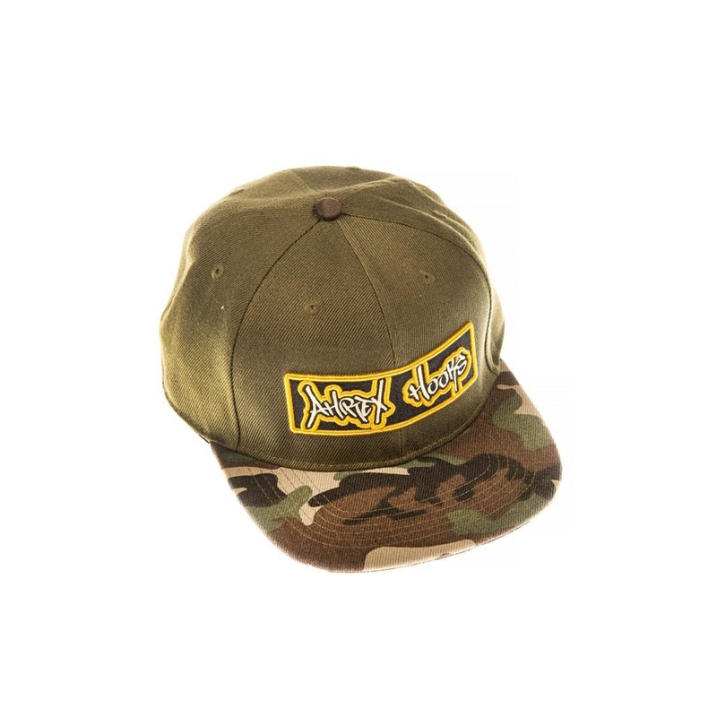 Ahrex Flat Brim Patch Cap|Camo