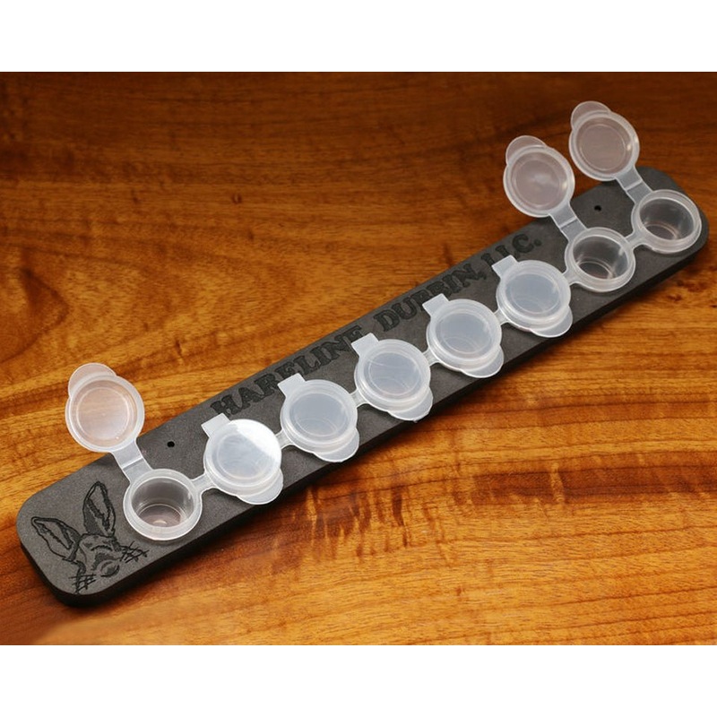 Hareline Fly Tyers 8 Pop Top Bench Side Stash Bar