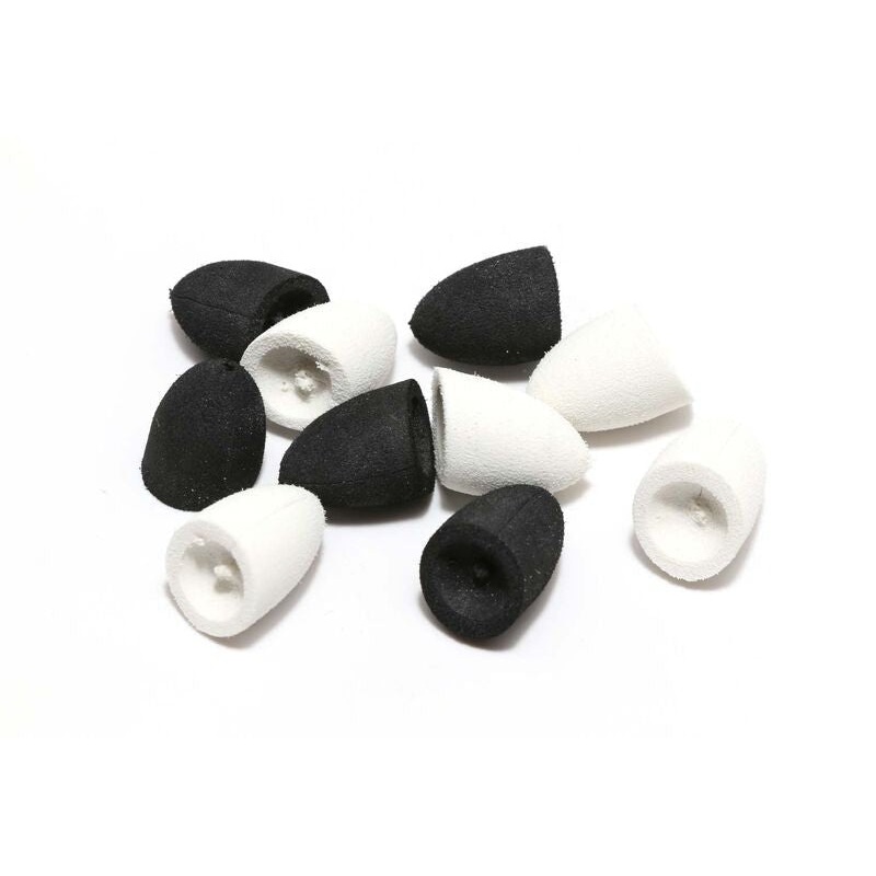 Hareline Foam Diver Heads|Small|Medium|Large|XL|Black|White