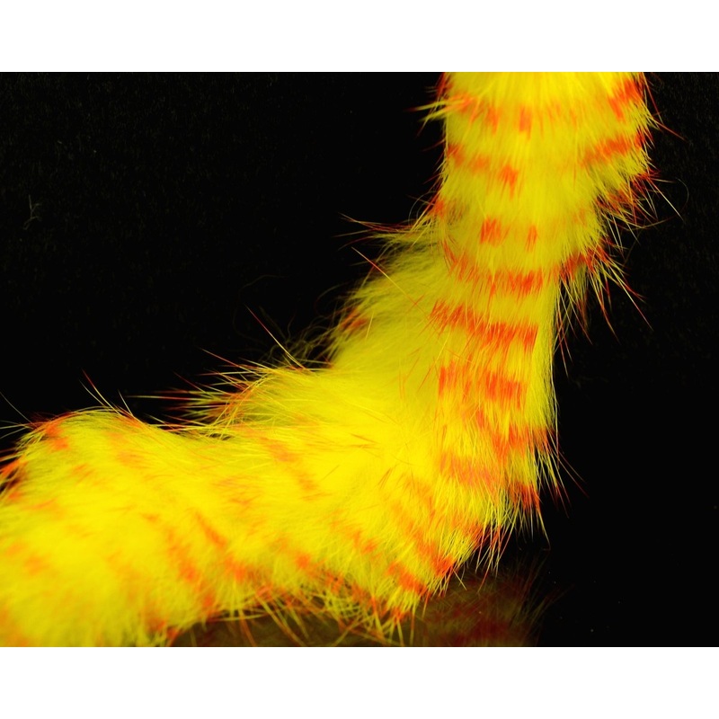 Hareline Red Barred Magnum Rabbit Strips