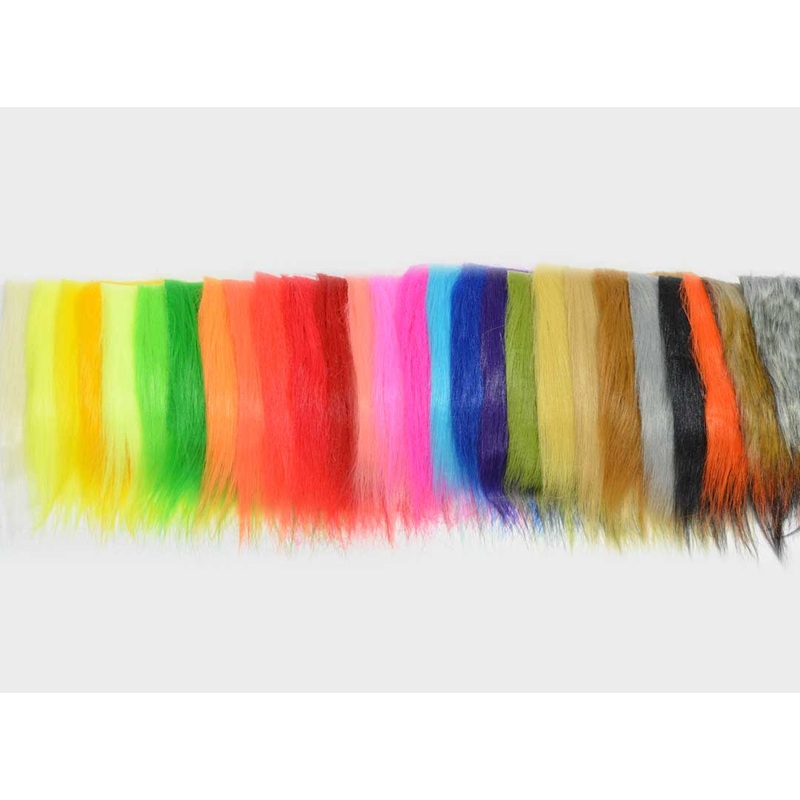 Rainy’s Premium Craft FUR|White|Cream|Fluorescent Yellow|Yellow|Golden Yellow|Chartreuse|Green|Bright Orange|Fluorescent Orange|Fire Orange|Bright Red|Red|Salmon Pink|Bright Pink|Cerise|Fluorescent Blue|Dark Blue|Purple|Olive|Sand|Tan|Medium Brown|Adams D