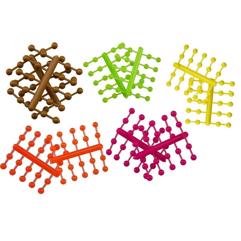 Hareline Large Mono Eyes|Hot Orange|Chartreuse|Hot Pink|Yellow|Large