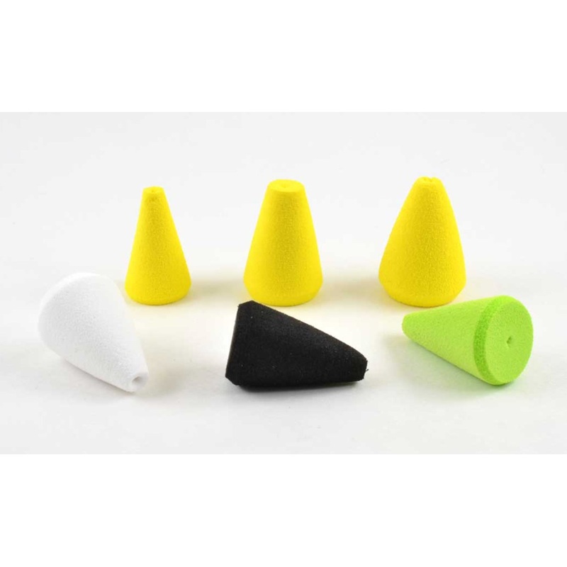 Rainy’s Full Cones|White|Yellow|Chartreuse|Black|Small|Medium|Large