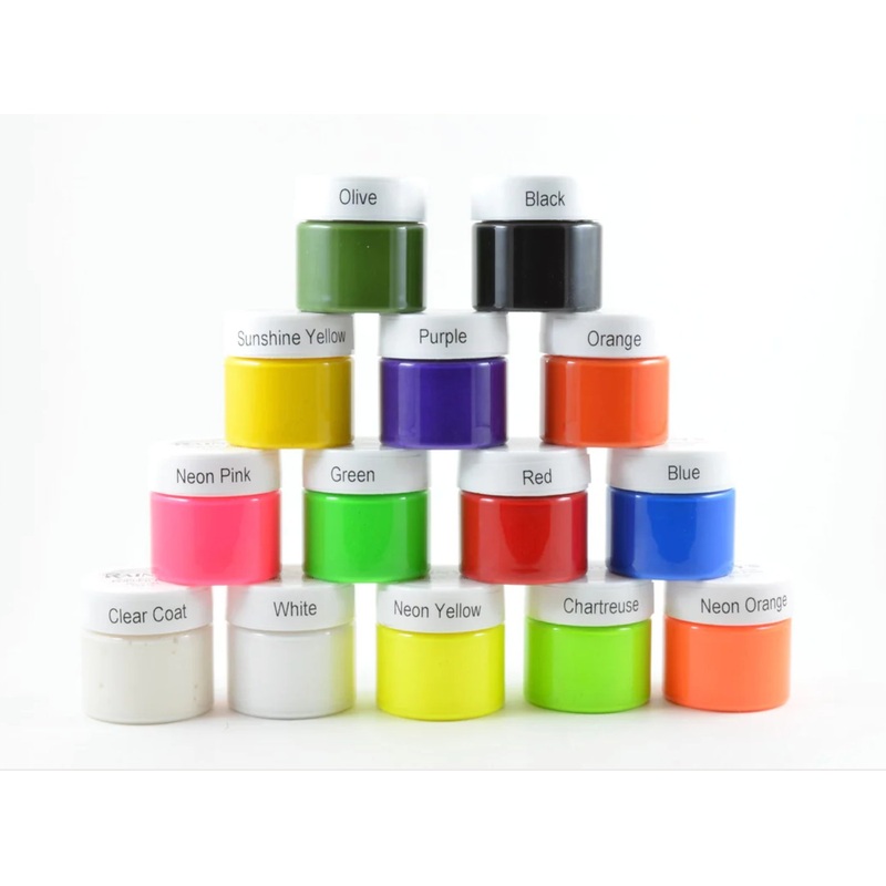 Rainy’s Popper Paint|Clear Coat|White|Neon Yellow|Chartreuse|Neon Orange|Neon Pink|Green|Red|Blue|Sunshine Yellow|Purple|Orange|Olive|Black