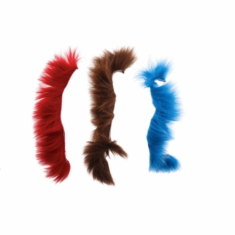 Hareline Arctic Fox Zonker|WHIT|BLACK|BROWN|CHART|GRAY|HT ORANG|KNG BLUE|OLIVE|PINK|PURPLE|RED|YELLOW