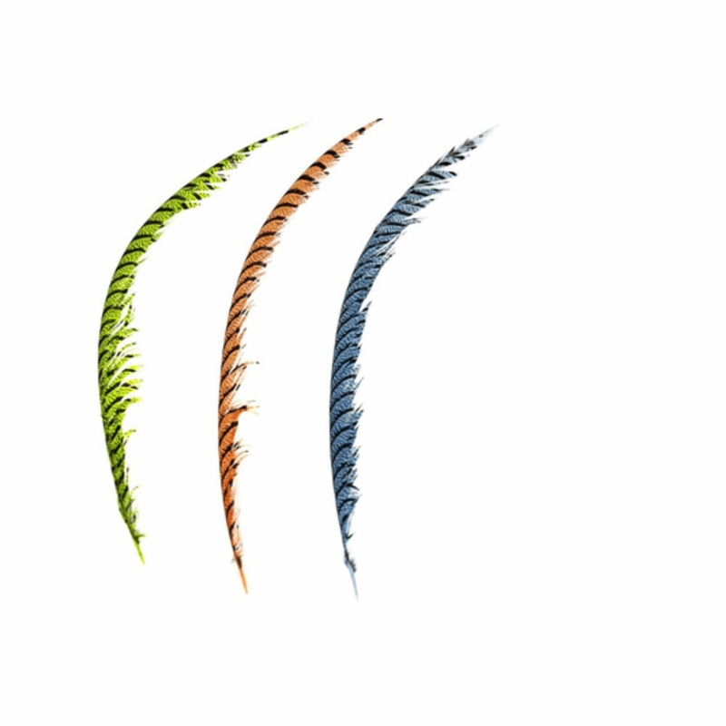 Hareline Lady Amherst Tail|BABY BL|CHART|HIGHGREE|HOTORANG|KINGBLUE|NATURAL|RED|SHRP PNK|SUNYELLO|TAIL