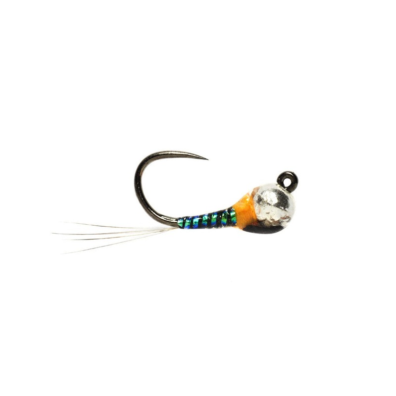 Pearl & Orange Jig Barbless|18B