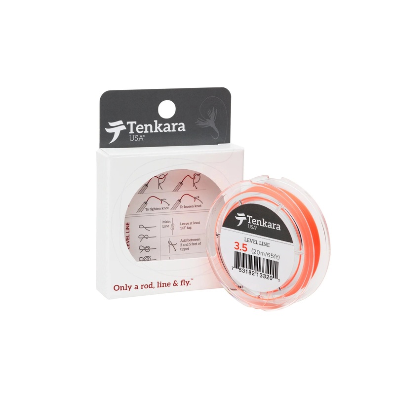 Tenkara USA Level Line|ORANGE|PINK|YELLOW|2.5|3.5|4.5
