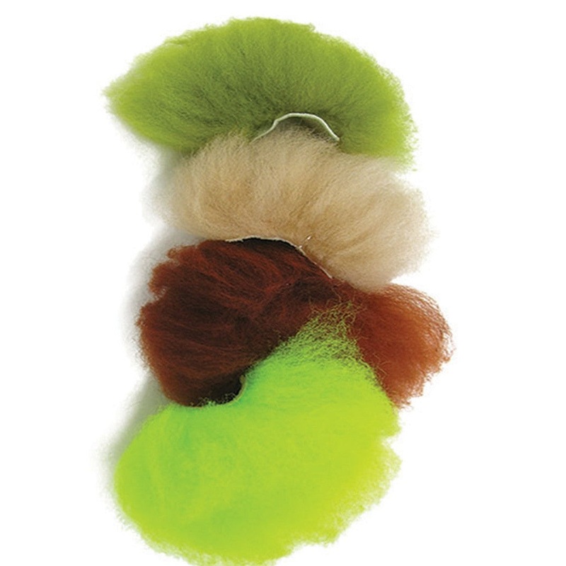 Wapsi Lambs Wool (Sculpin)|BLACK|BROWN|FL CHART|FL FIRE|LT OLIVE|NAT WHIT|RED|RUST|SCULPIN|SHAD GRY|TAN|YELLOW