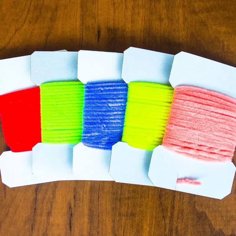 Fl. Nylon Chenille|FL FIRE|FL GREEN|FL ORANG|FL RED|FL SHELL|FL WHITE|FINE|LARG|MED