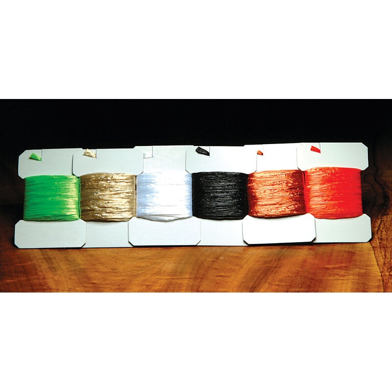 Hareline Swiss Straw|BLACK|BROWN|GREY|ORANGE|PKG