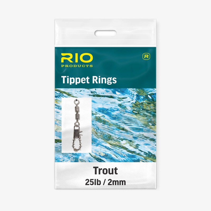 Rio Tippet Rings|STEELHED|TROUT|LG|SM
