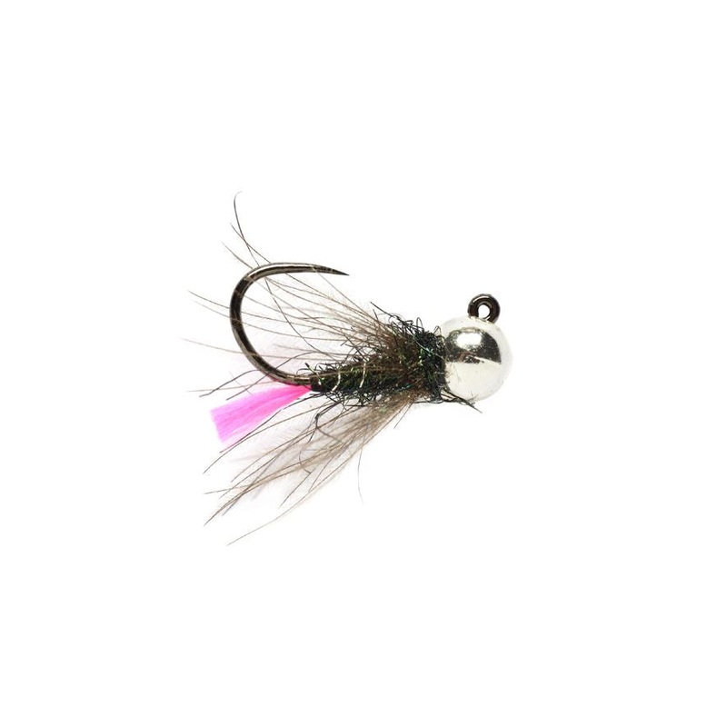 Roza’s Pink Tag // Tungsten Jighead Nymph by Fulling Mill