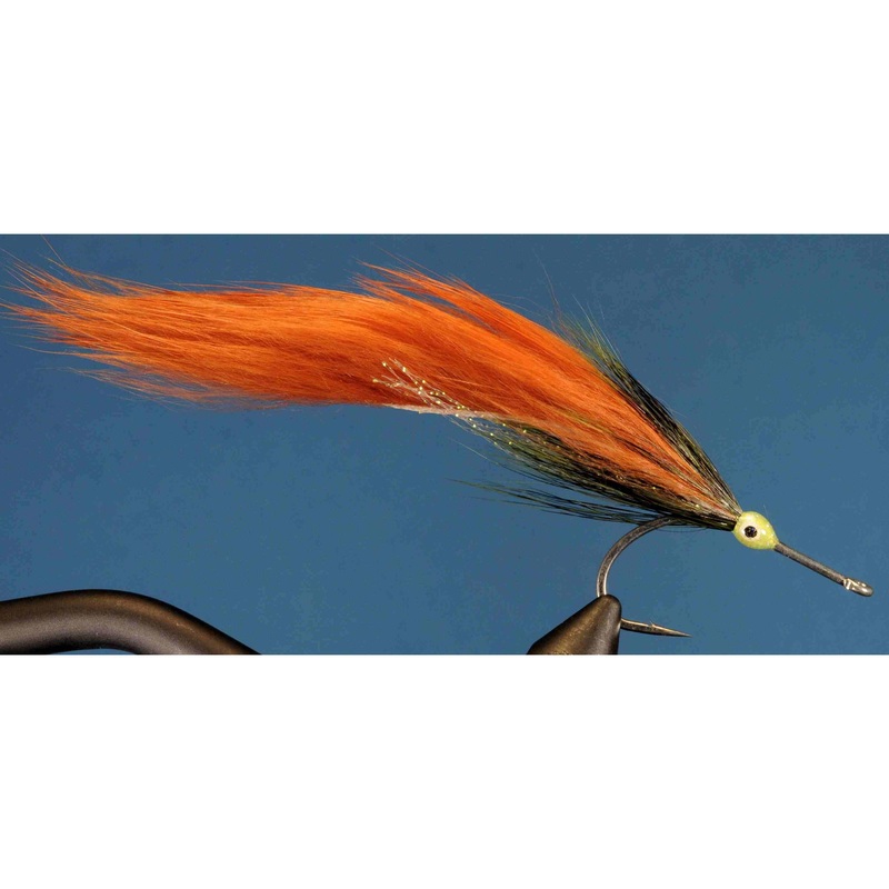 Tarpon Fur Strip|COCROACH|OR/YELL|RED/BLK|WORM|2/0
