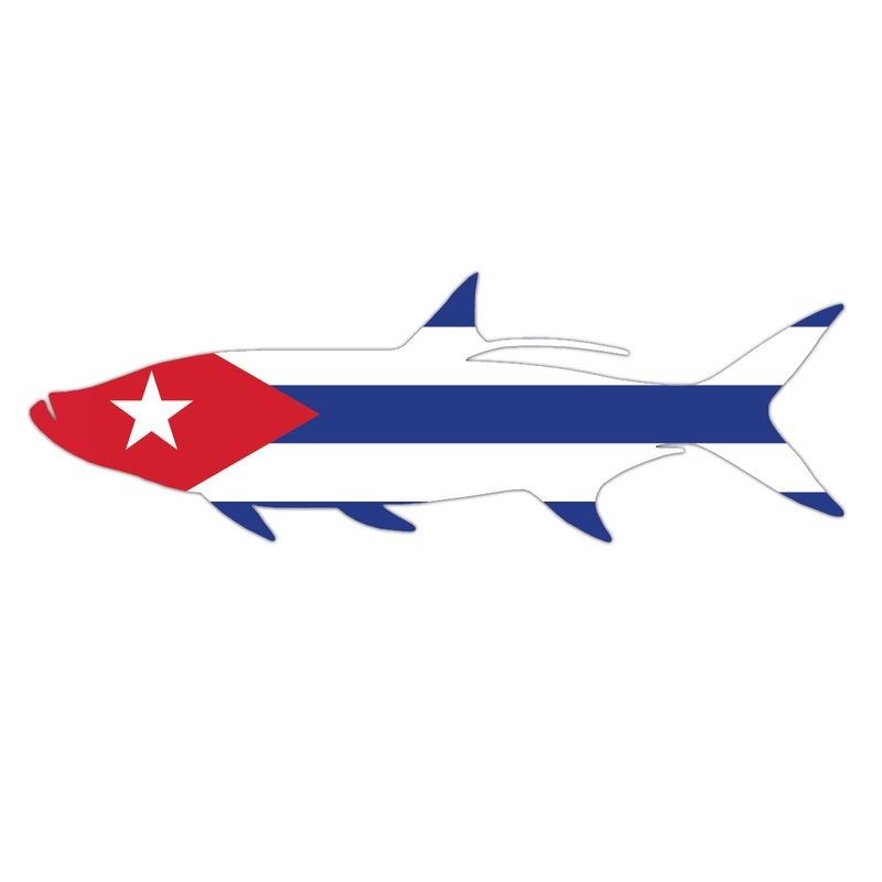 Cuba Tarpon Sticker|4″|7″