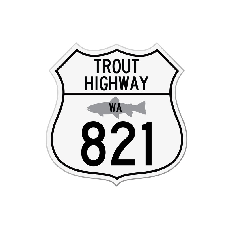 Trout Highway 821 Sticker|3″|5″