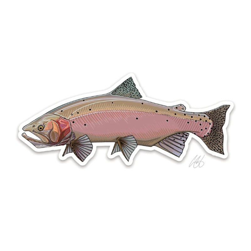 Casey Underwood Lahontan Cutthroat Decal