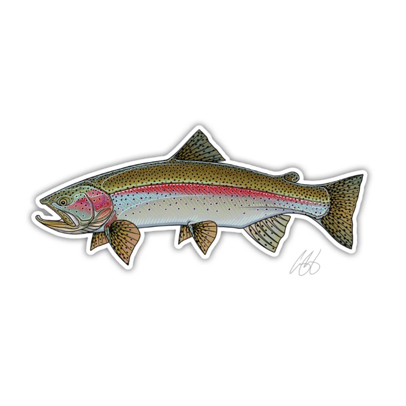 Casey Underwood Rainbow Trout Decal