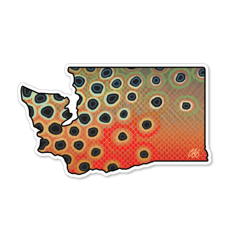 Casey Underwood Washington Cutthroat Decal