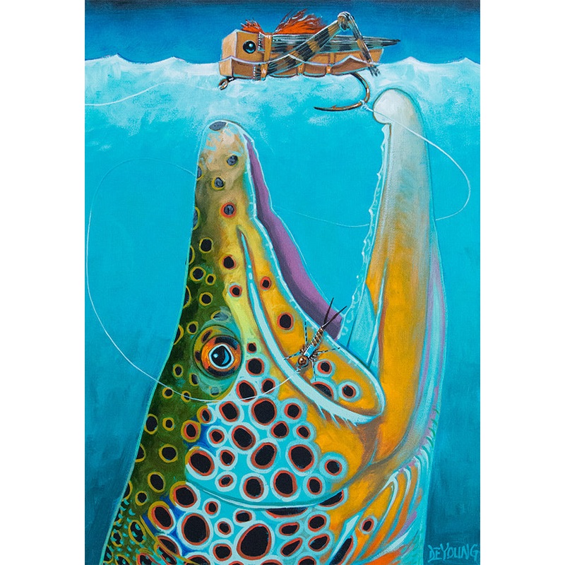 DeYoung Hopper Dropper Canvas Print