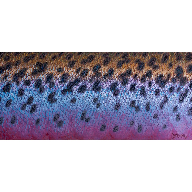 DeYoung Rainbow Flank – Purple Canvas Print