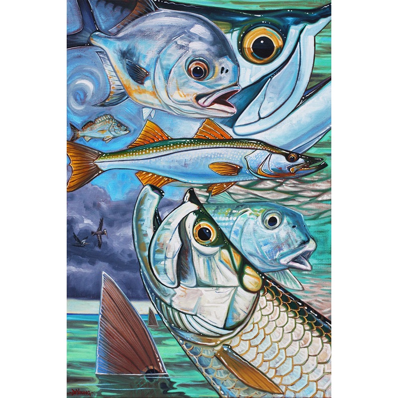 DeYoung Salt Confetti Canvas Print