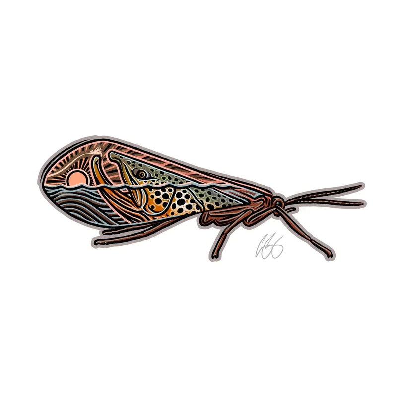Casey Underwood Caddis-Scape Decal
