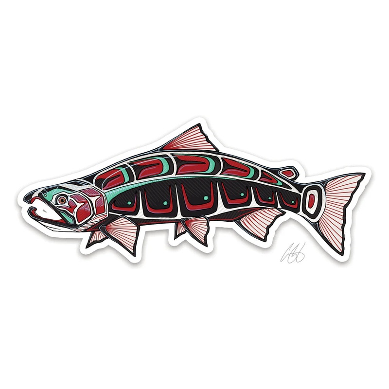 Casey Underwood Native Coho Decal