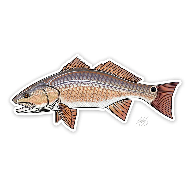 Casey Underwood Redfish Decal