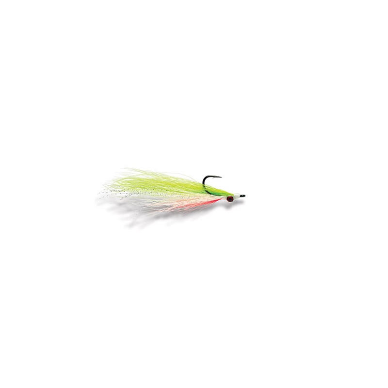 Mega Clouser By Fulling Mill|Chartreus/White||4/0||2/0