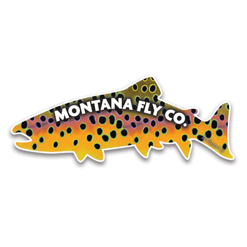 MFC Die Cut Fish Sticker – Maddox’s Yellowstone Cutty