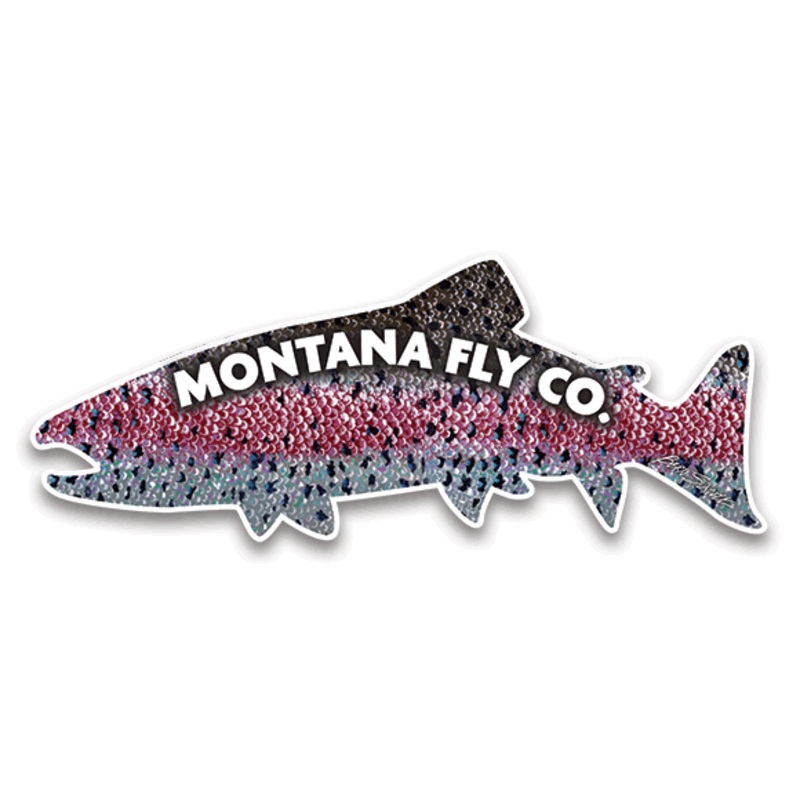 MFC Die Cut Fish Sticker – Sundell’s Rainbow Trout Skin