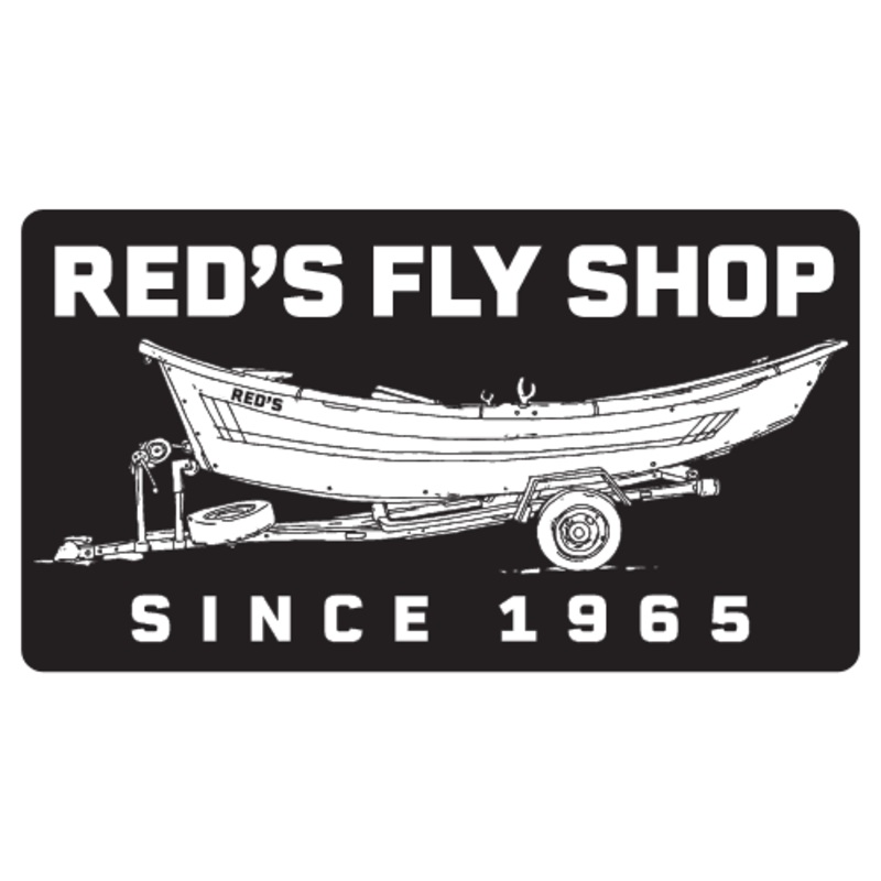 Red’s Drift Boat Logo Sticker