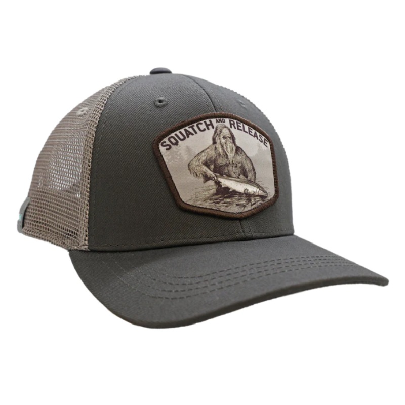 REP YOUR WATER – Squatch and Release Badge Hat